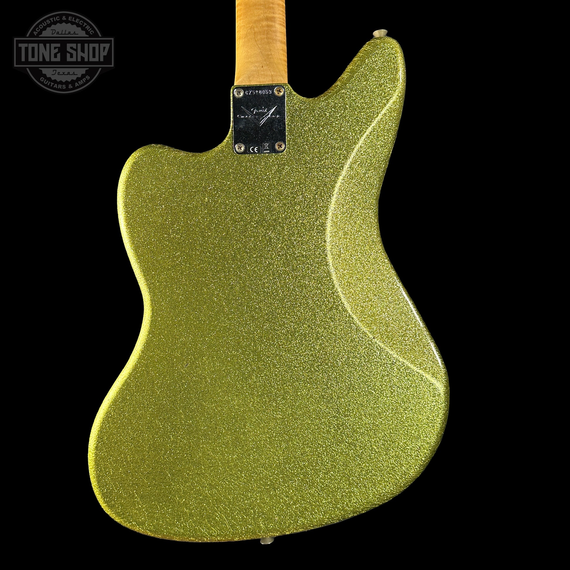 Back of Fender Custom Shop 1962 Jaguar Journeyman Relic PHC CHSP.