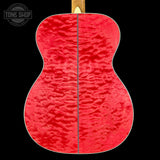 Back of Martin Custom Shop 000 14-Fret Quilted Maple.
