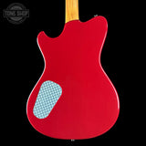 Back of Powers Electric A-Type Select Washed Cherry / Garnet Red.