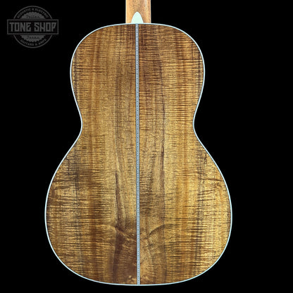 Back of Martin Custom Shop 00-12F 41 Style Adirondack/Exceptional Broad Figure Koa.