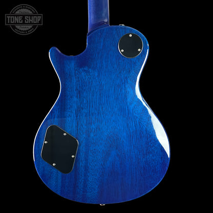 Back of PRS S2 Wood Library McCarty 594 Singlecut Quilt Makena Blue.