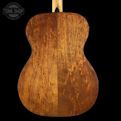 Back of Martin Custom Shop 000 14-Fret Jaguar Claw Mahogany Sunburst.