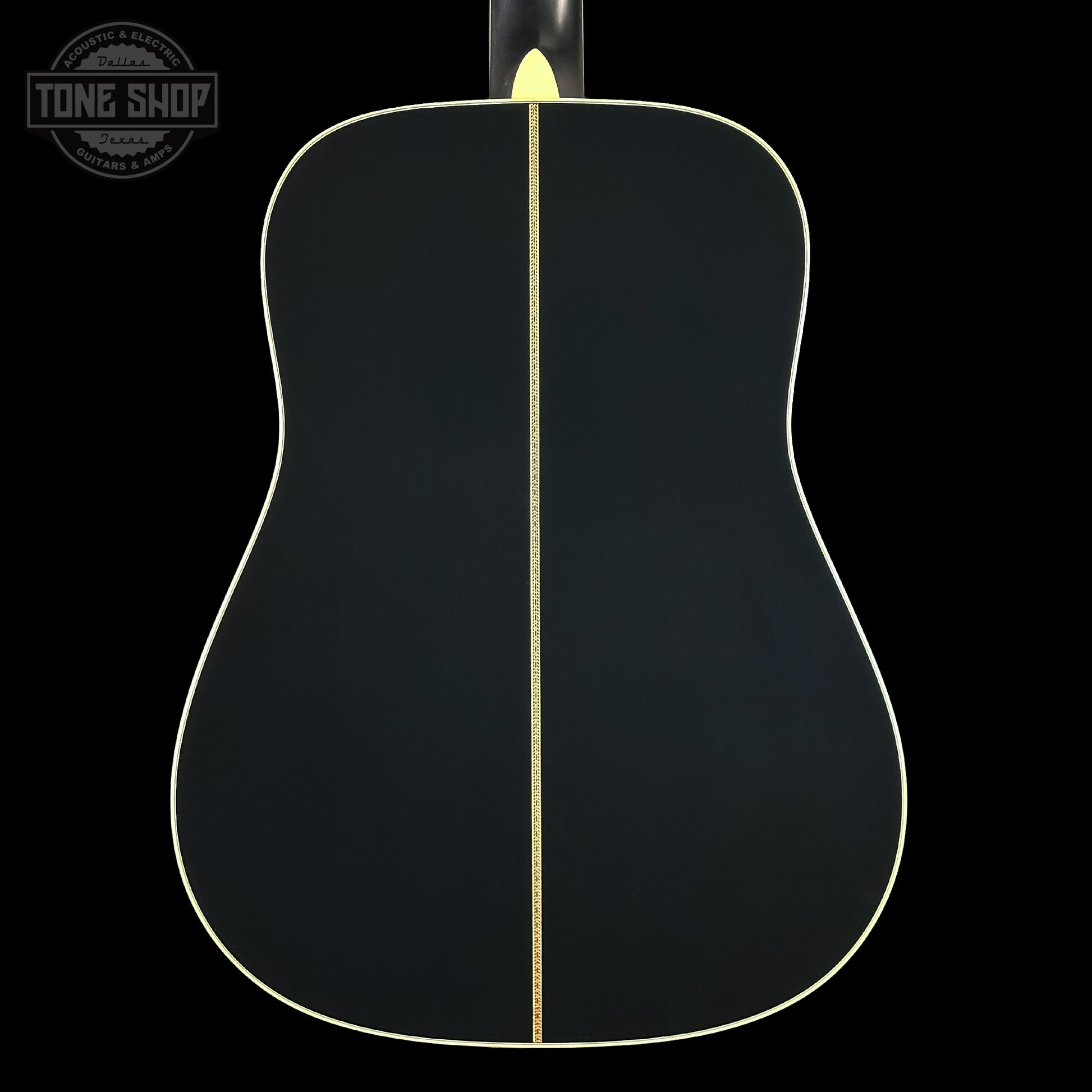 Back of Martin Custom Shop D-41 Black Sitka/EIR.
