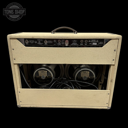 Back of Used Fender Dual Professional 2x12 Combo.