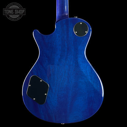 Back of PRS S2 Wood Library McCarty 594 Singlecut Quilt Makena Blue.