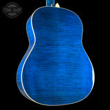 Back angle of Taylor 2025 Namm Custom #41 Grand Pacific Aquamarine Koi Motif.