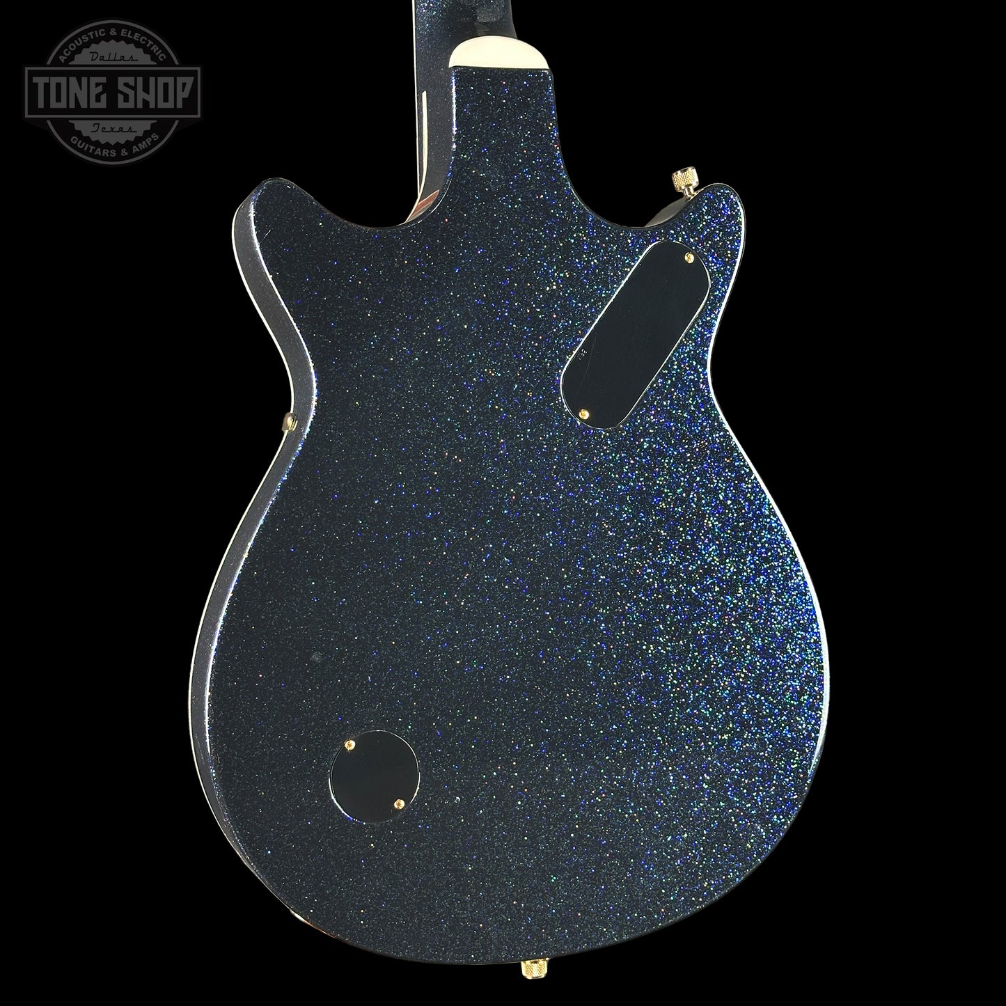 Back angle of Gretsch Custom Shop G6128-62 Holoflake NOS.