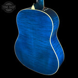 Back angle of Taylor 2025 Namm Custom #41 Grand Pacific Aquamarine Koi Motif.