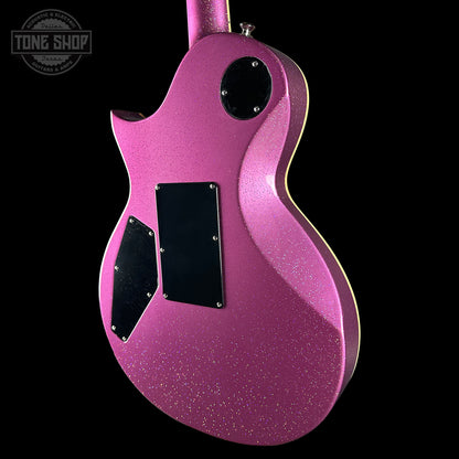 Back angle of ESP USA Eclipse Disco Pink Sparkle.
