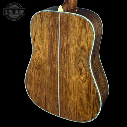 Back angle of Martin Custom Shop Dread 14-Fret Guatemalan Rosewood.