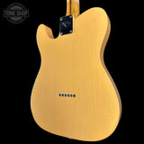 Back angle of Fender Custom Shop 1951 Nocaster Journeyman Relic Aged Nocaster Blonde.