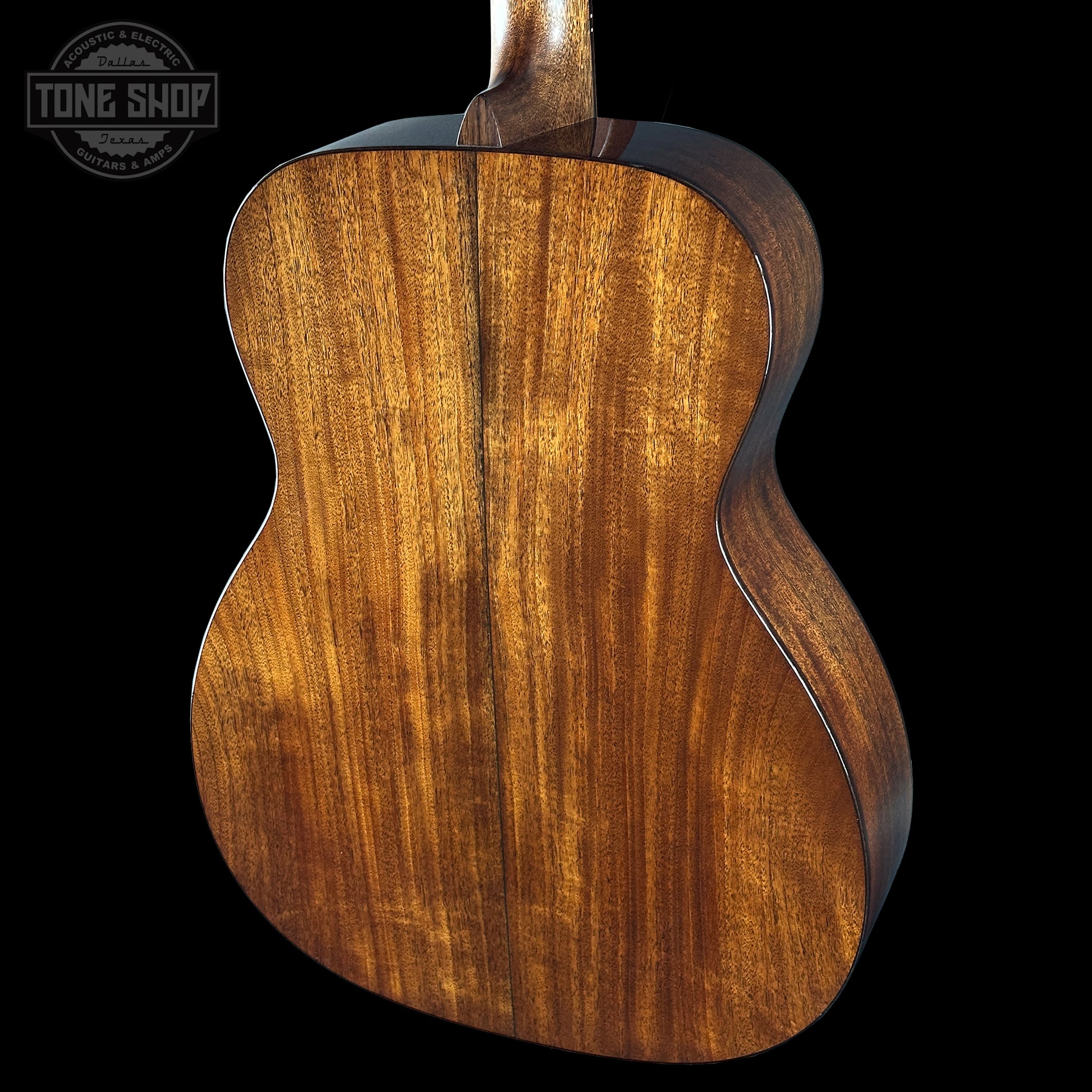 Back of Martin Custom Shop 18 Style 0000 Euro Spruce/Sinker Mahogany.