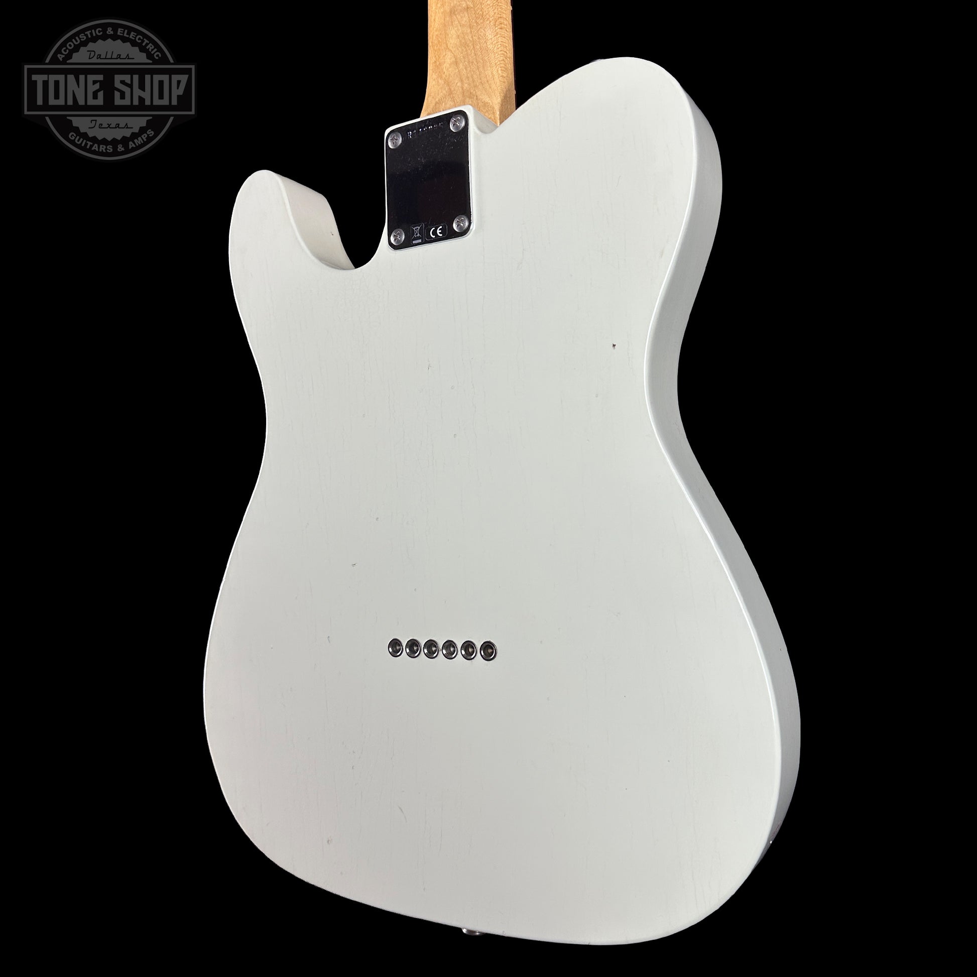 Back angle of Fender Custom Shop Jimmy Page Signature Telecaster.