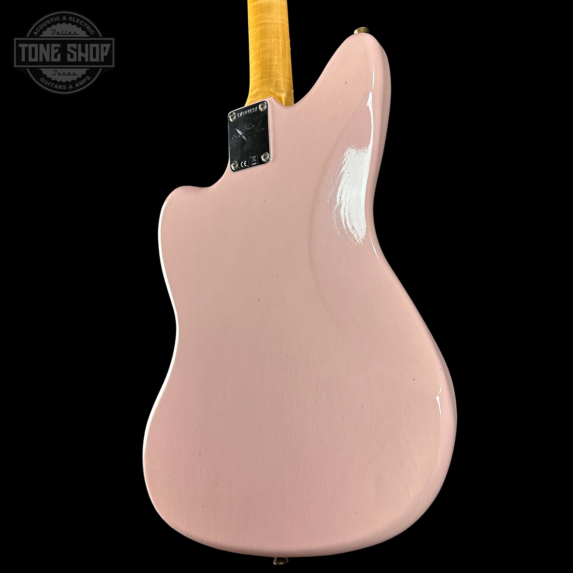Back angle of Fender Custom Shop 1962 Jazzmaster Journeyman Relic PHC SPK.