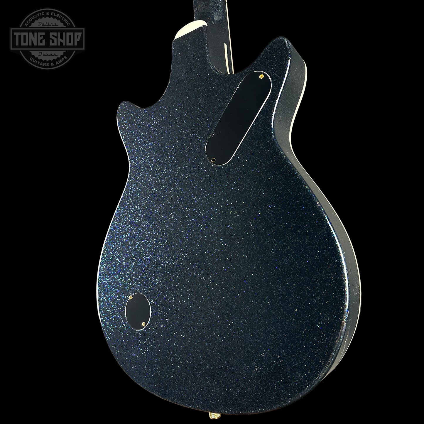 Back angle of Gretsch Custom Shop G6128-62 Holoflake NOS.