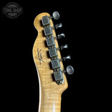 Back of headstock of Fender Custom Shop 1951 Nocaster Relic Nocaster Blonde.