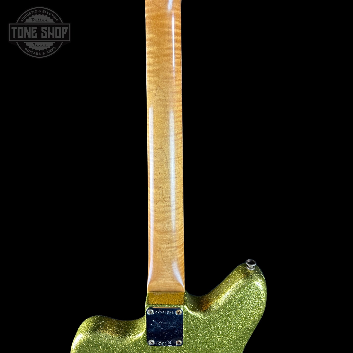 Back of neck of Fender Custom Shop 1962 Jaguar Journeyman Relic PHC CHSP.