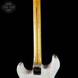 Back of neck of Fender Custom Shop 1957 Stratocaster Relic White Blonde AAA Maple Neck.