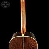 Back of neck of Martin Custom Shop 00-12F 28 Style Italian Alpine Spruce/ Wild Grain East Indian Rosewood.