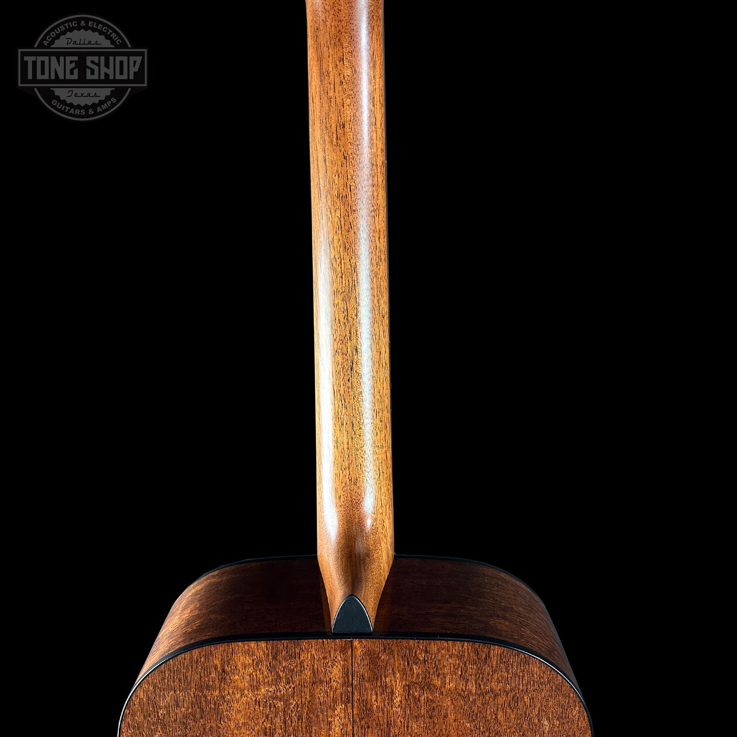 Back of neck of Martin Custom Shop 000 14-Fret Jaguar Claw Mahogany.