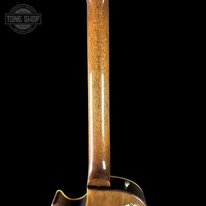 Back of neck of Custom Shop Dealer Select 1956 Les Paul Standard Bigsby Ebony Top Light Aged NH.