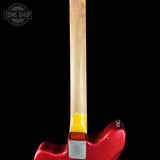 Back of neck of Nash JG-63 Red Sparkle Light Aging.