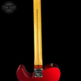 Back of neck of Fender Custom Shop 50S Thineline Telecaster Journeyman Relic Aged Candy Apple Red.
