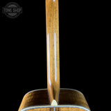 Back of neck of Martin Custom Shop Dread 45 Style Adirondack/Exceptional Broad Figure Koa.