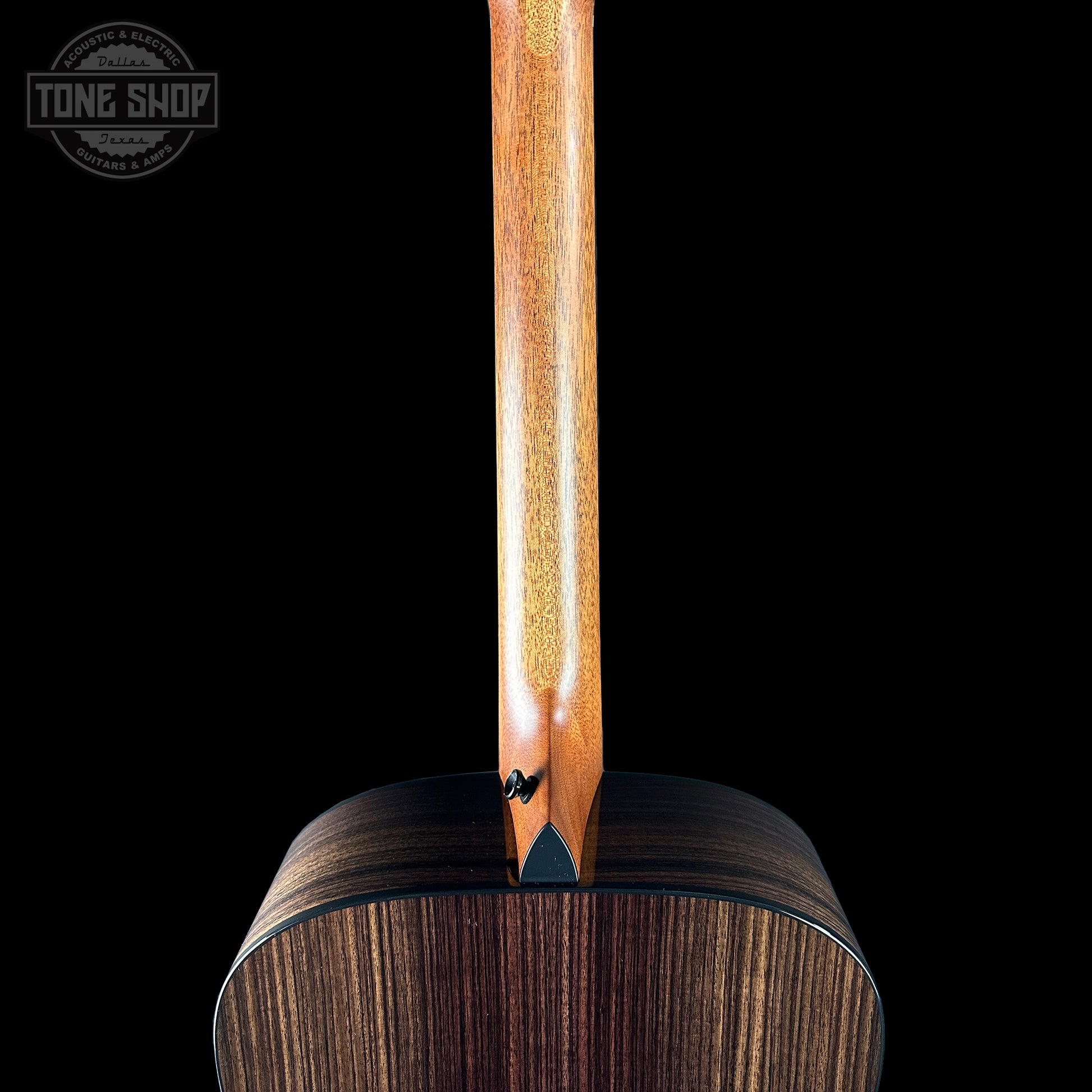 Back of neck of Taylor Custom TSG Anniversary Dread Adirondack / Indian Rosewood 1207155078.