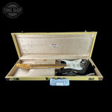 Fender Custom Shop 1957 Stratocaster Relic Black AAA Maple Neck in case.