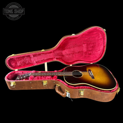 Gibson Custom Dealer Select J-45 Original Sinker Vintage Sunburst in case.