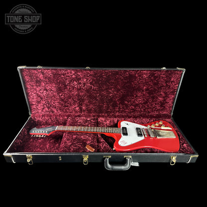 Gibson Custom Dealer Select 1965 Non Reverse Firebird Ember Red Ultra Light Aged in case.
