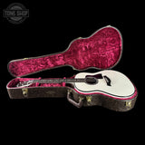 Taylor 2025 Namm Custom #5 Grand Pacific Pearl White in case.