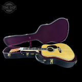 Martin Custom Shop Dread 45 Style Adirondack/Exceptional Broad Figure Koa in case.