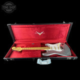 Fender Custom Shop 1969 Stratocaster Journeyman Relic Silver Sparkle in case.