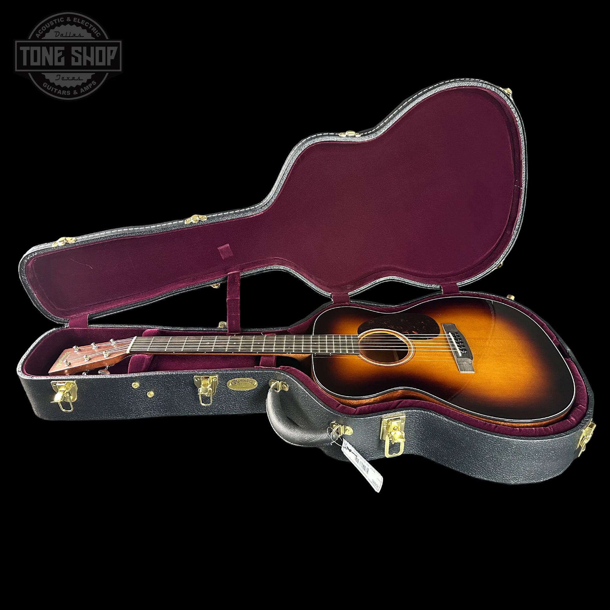 Martin Custom Shop 000 14-Fret Jaguar Claw Mahogany Sunburst in case.