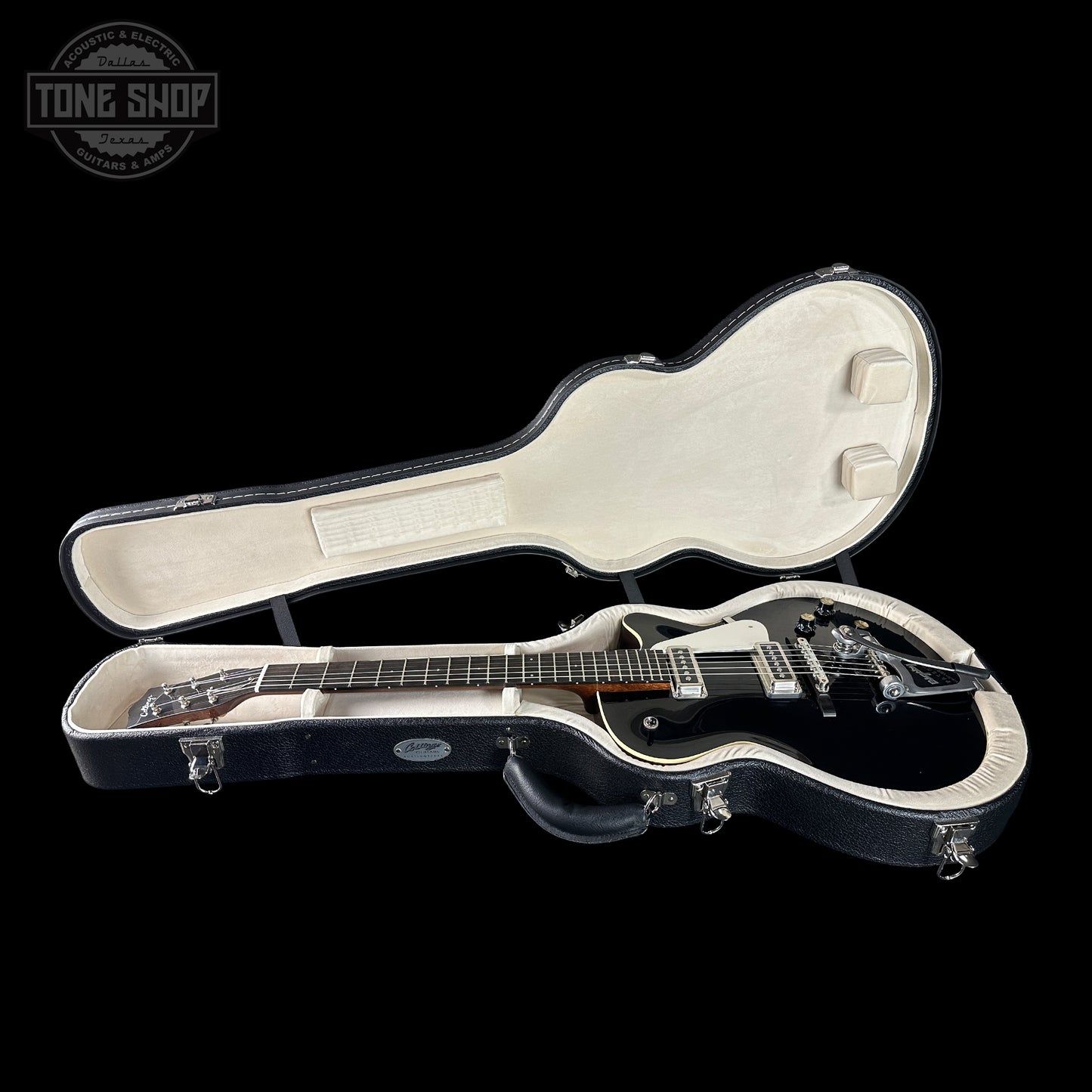 Collings 470-JL Antiqued Black in case.
