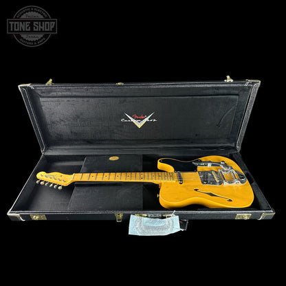 Fender Custom Shop Postmodern Tele MN Journeyman Relic Aged Butterscotch Blonde in case.