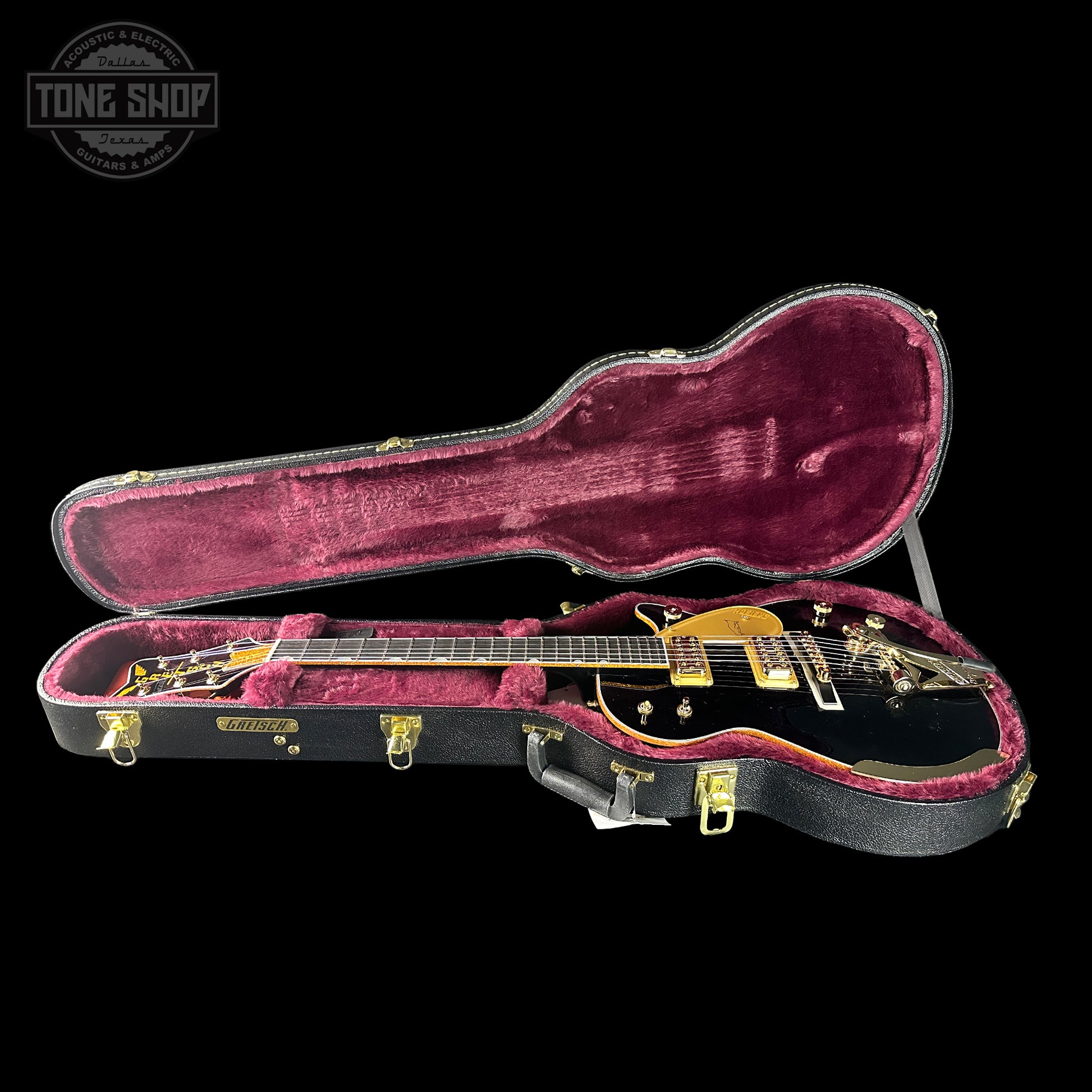 Gretsch G6134T-58-TSFSR Tone Shop Exclusive Vintage Select Edition 58 Penguin Ebony in case.