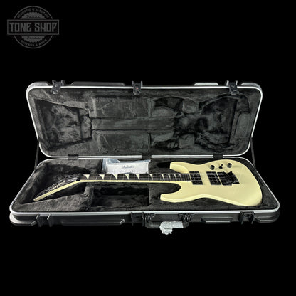 Jackson Custom Shop TSG Illuminati SL2H FR Vanilla Shake in case.