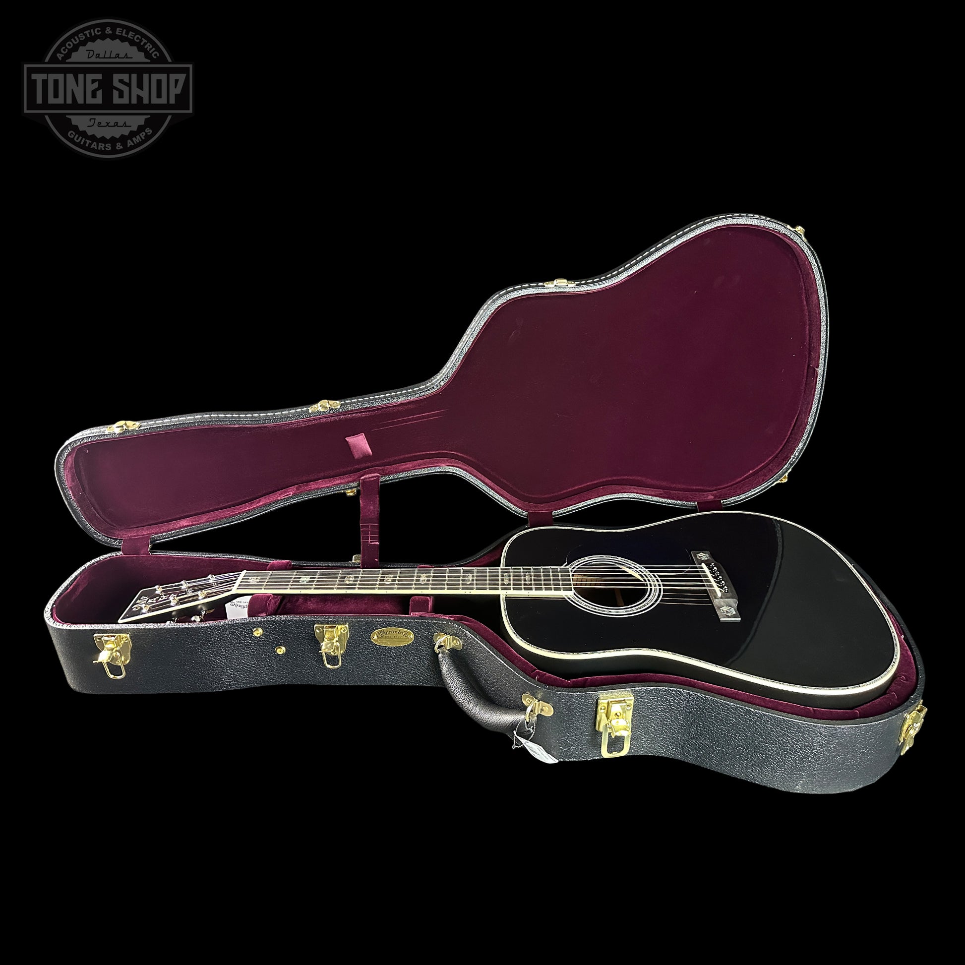 Martin Custom Shop D-41 Black Sitka/EIR in case.