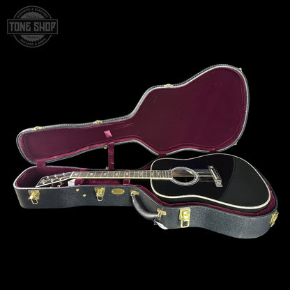 Martin Custom Shop D-41 Black Sitka/EIR in case.