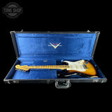 Fender Custom Shop 1957 Stratocaster Relic 2 Tone Sunburst AAA Maple Neck in case.