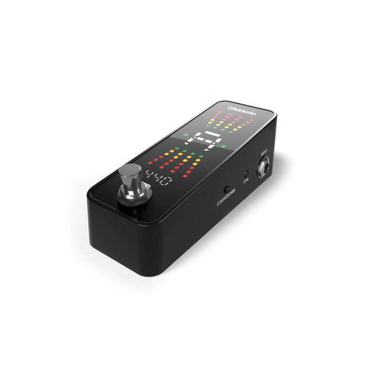 Profile shot of D'Addario Chromatic Pedal Tuner Plus
