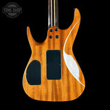 Back of Dean USA Custom Shop Exile Burl Maple Top.