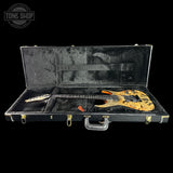 Dean USA Custom Shop Exile Burl Maple Top in case.