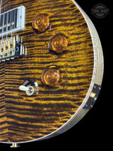 Close-up of a guitar with a 'Tone Shop' logo in the corner.