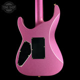 Back of ESP USA M-II NTB Floyd Rose Gold Hardware Disco Pink Sparkle SD2.