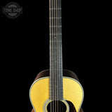 Fretboard of Martin Custom Shop 00-12F 28 Style Italian Alpine Spruce/ Wild Grain East Indian Rosewood.