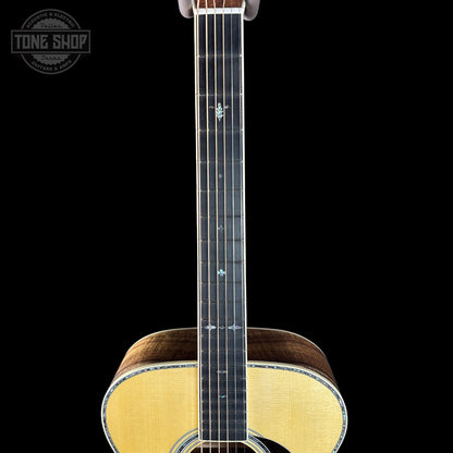 Fretboard of Martin Custom Shop OM 41 Style Adirondack / Exceptional Broad Figure Koa.